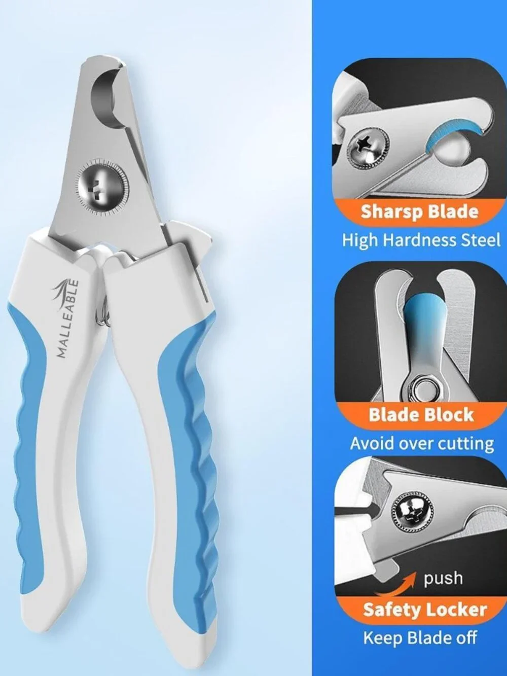 3-in-1 Dog Training & Grooming Kit | Adjustable Bark Collar, Nail Clipper & Nail